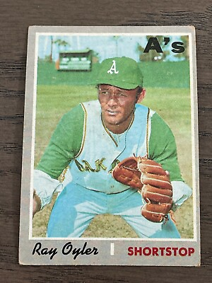 #ad 1970 Topps Ray Oyler #603 Oakland Athletics $3.49