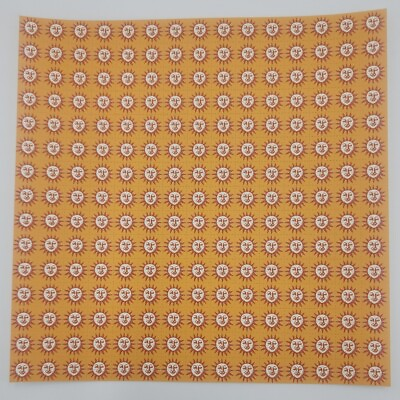 #ad Orange Sunshine Blotter Art Print Perforated Blotter Sheet $24.99