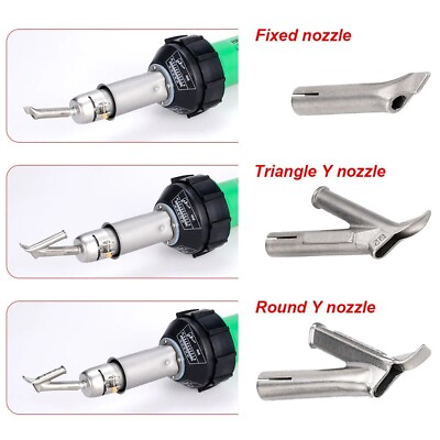 #ad Heat Torch Tip Set with 4pcs Triangle Speed Welding Nozzles for PVC Welding $19.95
