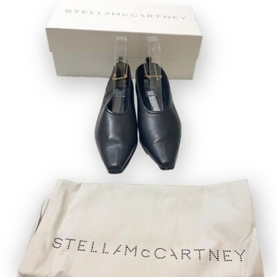 #ad New in Box Stella McCartney Ballerina Anklet Flats Black Size 36EU $248.00