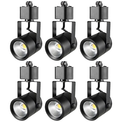 #ad 6 Pcs LED Track Lighting Heads Dimmable H Type Fixtures 6.5W 3000K 470 lm Warm $42.99
