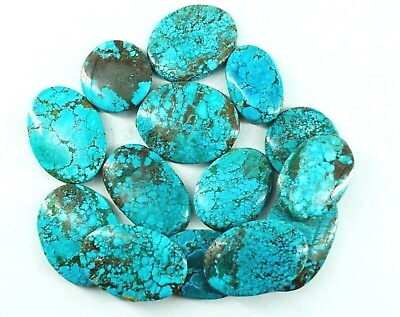 #ad 2500 Ct Natural Blue Oval Cut Turquoise Untreated Lot Loose Gemstone $230.86