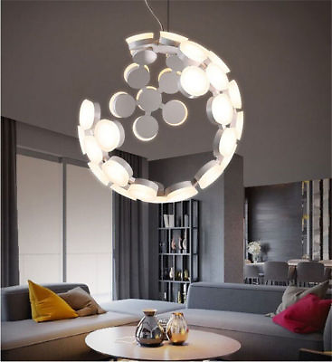 #ad #ad LED Acrylic Pendant Lamp Metal Ceiling Light Dinning Room Chandelier Fixtures Yc $459.99