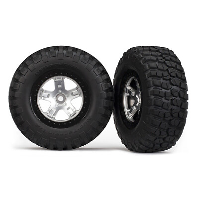 #ad Traxxas 5878 Tire Wheel Assembled Black Beadlock Fr Re 2 $24.95