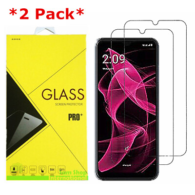 #ad 2 Pack Premium Tempered Glass Screen Protector For T MOBILE REVVL 6X 6X PRO 5G $3.95