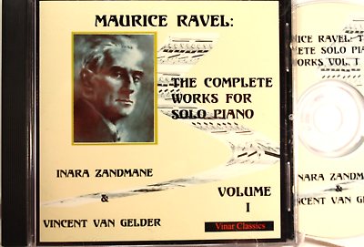 #ad MAURICE RAVEL quot;THE COMPLETE WORKS FOR SOLO PIANOquot; Vol. 1 CD 2004 UMKC Vinar VG $8.49