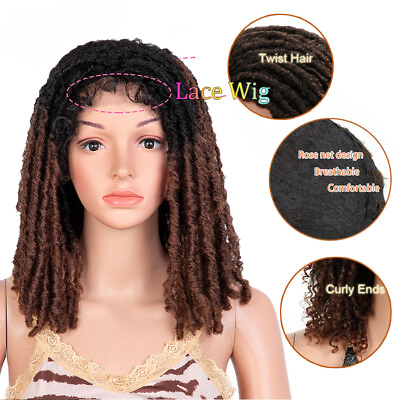 #ad Synthetic Short Crochet Twist Wigs For Women Ombre High Temperature Fiber Wig $47.85
