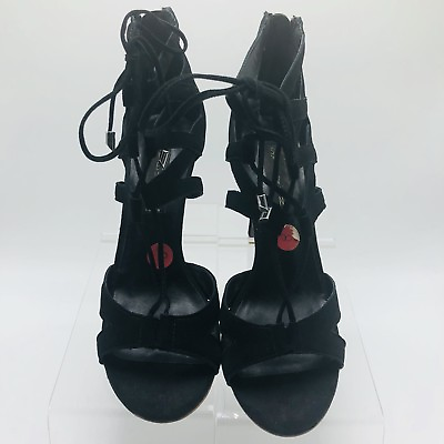 #ad Steve Madden Womens Shoes Size 8 Lace up Gingir Heels U $17.62