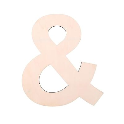 #ad 12 Inch Wooden Letter Smooth Surface Wood Letters for Wall Decor 1 5 INCH B... $11.03