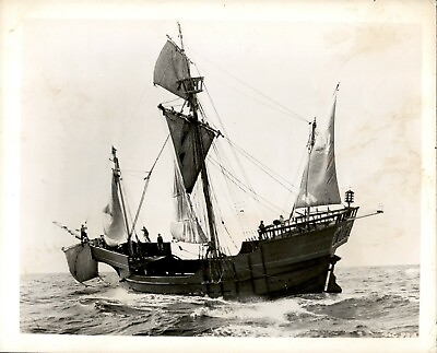 #ad LG951 Original Photo CHRISTOPHER COLUMBUS Italian Explorer Atlantic Ocean Voyage $20.00
