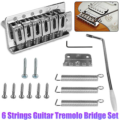 #ad Chrome Tremolo Bridge Set for Fender Stratocaster Squier Strat Style Guitar US $14.98