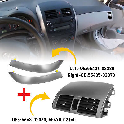 #ad For Toyota Corolla Altis 09 13 Upper Central Dashboard Trim Center Dash Panel $39.95