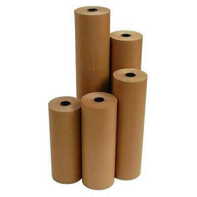 #ad 18quot; 40 # 900#x27; Brown Kraft Paper Roll Shipping Wrapping Cushioning Void Fill $28.50