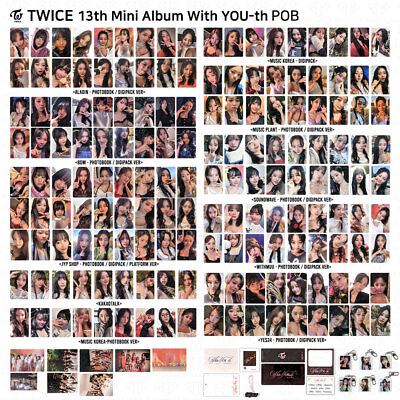 #ad TWICE 13th Mini Album With You th Youth POB Photocard Complete Set KPOP K POP $19.99