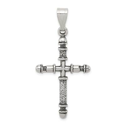 #ad Sterling Silver Antiqued Cross Pendant 1 x 2 in $64.00
