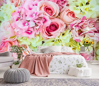 #ad 3D Gentle Dream Flowers 9486 Wall Paper Wall Print Decal Deco Wall Mural CA Romy C $386.99