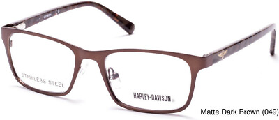 #ad Harley Davidson HD0136T Matte Brown 049 Metal Small Eyeglasses Frame 48 17 130 $91.60