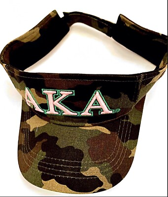 #ad AKA A lpha Kappa Alpha Embroidered Visor with Letters $23.08