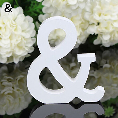 #ad Large Wooden Letter Alphabet Wall Hanging Wedding Party Home Shop Decoration 48 $7.36