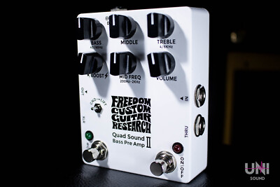#ad FREEDOM CUSTOM GUITAR RESEARCH SP BP 03 Quad Sound Bass Preamp II#BE57 68 $282.82
