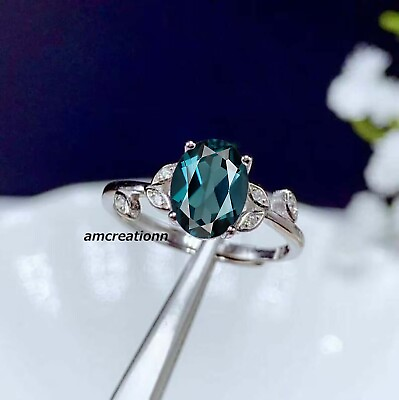 #ad London blue topaz ring women ring silver ring statement ring jewelry. $39.60