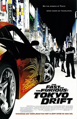#ad Fast and Furious Tokyo Drift Original Movie Poster 27x40 D S *RARE* $99.99