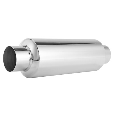 #ad Car Exhaust Muffler 2.5 Inch Inlet Stainless Steel Universal Resonator 126320 $63.99