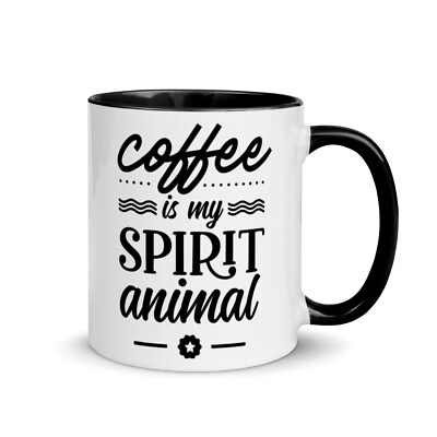 #ad Coffee Is My Spirit Animal Coffee Tea Beverage Mug $13.00