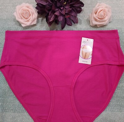 #ad JOCKEY Women#x27;s 9 XXL Hipster Underwear Cotton Stretch Panties NWT $10.99