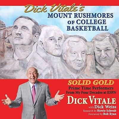 #ad Dick Vitales Mount Rushmores of College Basketball: Solid Gold Prime Time NEW $5.61