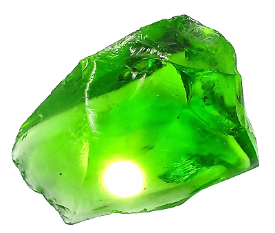 #ad 79 Ct Natural Raw Rough Green Peridot EGL Certified Arizona Loose Gemstone AKN $4.94