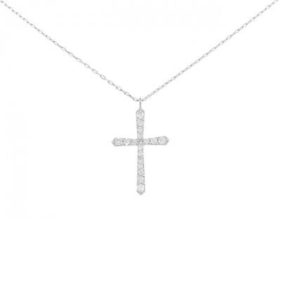 #ad Authentic PT Cross Diamond Necklace 0.15CT #270 003 820 2510 $270.48
