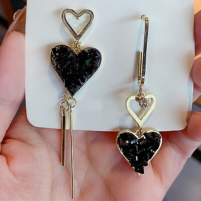 #ad Fashion Heart Love Earrings Long Tassel Chain Drop Dangle Women Jewelry $1.99