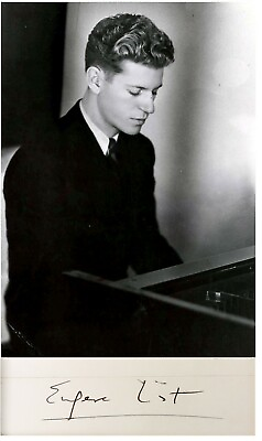 #ad Pianist EUGENE LIST Original HAND SIGNED AUTOGRAPH PHOTO MAT Jewish PIANO $126.90