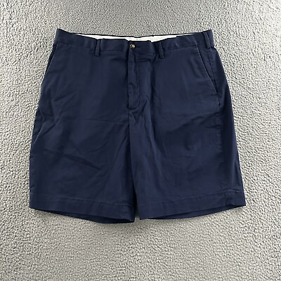 #ad Polo Ralph Lauren Mens Shorts Blue 38 Chino Short Classic Fit 100% Cotton $19.59