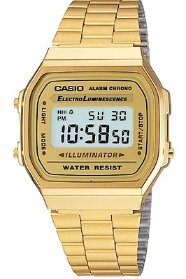 #ad #ad CASIO MEN#x27;S GOLD TONE STAINLESS STEEL DIGITAL WATCH A168WG $36.00