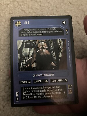 #ad SWCCG TT 6 Theed Palace Star Wars CCG Decipher PWE Tracking $4.99