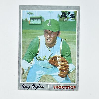 #ad 1970 Topps Ray Oyler #603 Oakland Athletics $2.97