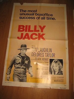 #ad Billy Jack Original 1sh Movie Poster R73 Tom Laughlin Delores Taylor $47.19