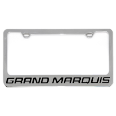 #ad Chrome Mercury Grand Marquis Word Only License Plate Frame Official Licensed $34.95