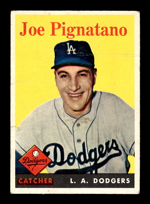 #ad 1958 Topps #373 Joe Pignatano RC $3.25
