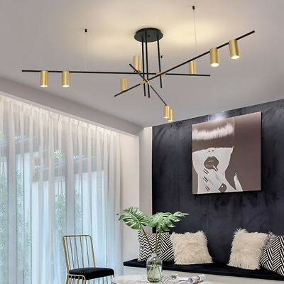 #ad Hotel Chandelier Lighting Black Pendant Light Office Ceiling Lights Kitchen Lamp $269.13