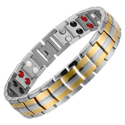 #ad Gorgeous Magnetic Bracelet 4 elements Balance Arthritis Pain Christmas Gift Max $30.93