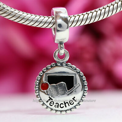 #ad Authentic Sterling Silver Teacher Charm ENG791169 47 $39.99