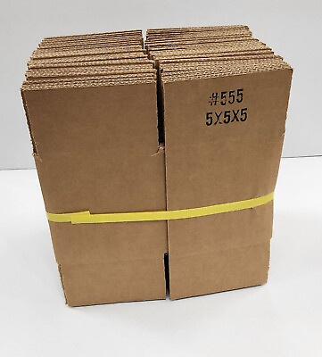 #ad 5 x 5 x 5quot; Corrugated Kraft Shipping Boxes Select Quantity SHIPS FAST $14.25