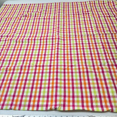 #ad target tablecloth pink green plaid checkered 100% cotton modern rectangle picnic $19.99