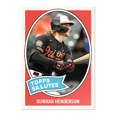 #ad 2024 Topps Throwback Thursday Gunnar Henderson 46 Baltimore Orioles *Presell* $6.98