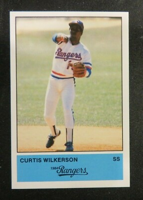 #ad 1984 Jarvis Press Inc Texas Rangers CURTIS WILKERSON $0.99