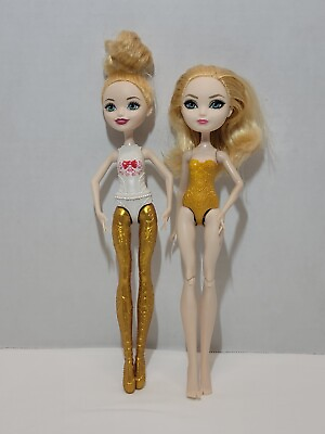 #ad Mattel Monster Ever After High Apple White amp; Ballerina Dolls Nude No Clothes $16.99