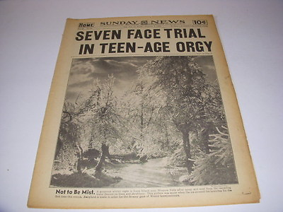 #ad New York#x27;s Picture Newspaper December 4 1949 Teen Age Orgy Shirley Temple $24.99